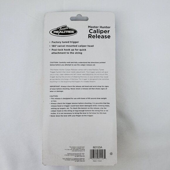 Team Realtree Master Hunter Caliper Release Adult Size Factory Tuned Trigger - Picture 4 of 4